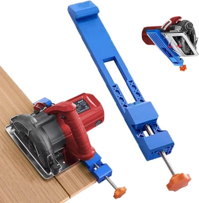 Zaaggeleider - Houtbewerking Hulp - Precisie Zagen - Verstelbaar Ontwerp - 29.5 cm Lengte - Zwart