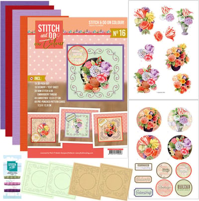 Stitch and Do on Colour 016 Jeanine's Art Urban Flowers