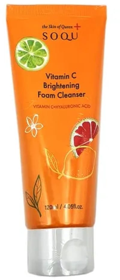 Soqu Vitamine C Verhelderend Reinigingsschuim 120 ml