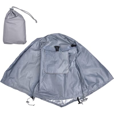 79x53x50.8cm Housse de Cage pour Chien d'Extérieur Pare-soleil Imperméable Housse de Chenil pour Animaux de Compagnie pour Cages pour Chien en Fil Gris gris