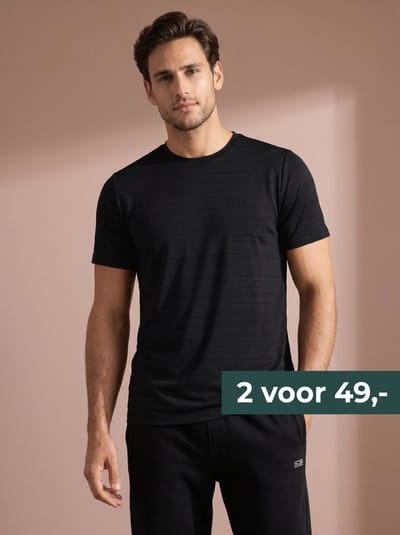 Sjeng Sports TORRENT - Maat: S Dark Blue - Tennis Shirt Mannen - Sportshirt -
