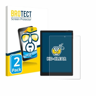 BROTECT - Screenprotector voor Hannspree Lumo 7.8 - Folie Beschermfolie transparant 2 Stuks