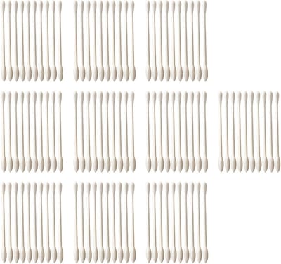 Katoenstaafjes Pakket - Reis Wattenstaafjes - Make-up Aanbrengen - Individueel Verpakt - 100 Stuks - Wit