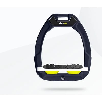 Veiligheidsbeugels voor paardrijden Verlaagd Ultra Grip Bordeaux/Wit/Geel Flex-On Safe-On