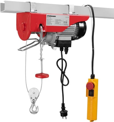 Elektrische lier - Hefgereedschap - Zware lasten tillen - Afstandsbediening - 200kg 400kg
