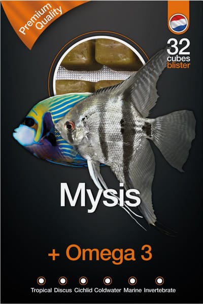DS Mysis & Omega3 diepvries visvoer 100 gram | voedzame porties voor aquariumvissen Diepvries