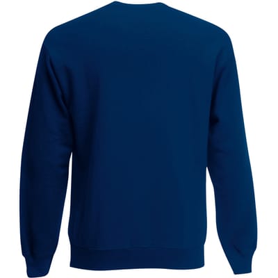 Fruit Of The Loom Heren Set-In Belcoro® garen Sweatshirt (Marine)
