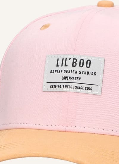 LIL'BOO Block Snapback G Petten Meisjes - Lichtroze - Maat 7/14Y - XL