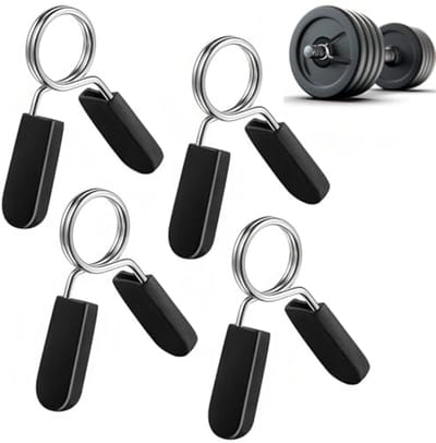 Set van 4 Halterclips - Veerclips voor Halterstangen en Gewichten - 30 mm Bevestigingsclips