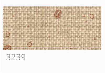 Borduurstof precut - Belfast 32ct (48 x 68 cm) - Zweigart - 100% Linnen - Coffee Beans - 3239