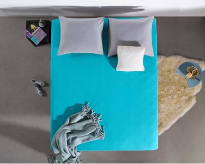 Dreamhouse Jersey Stretch Hoeslaken - 100% Katoen - 80/90/100x220 - Turquoise