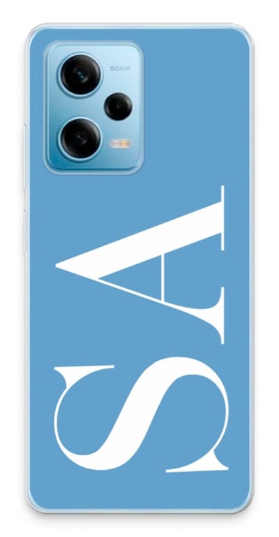 Gepersonaliseerd - Case Company® - Hoesje geschikt voor Xiaomi Redmi Note 12 Pro 5G hoesje - Monogram N°2 - Soft Cover Telefoonhoesje - Bescherming aan alle Kanten en Schermrand