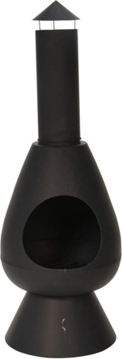 ProGarden Haard met schoorsteen Ambient 110 cm zwart