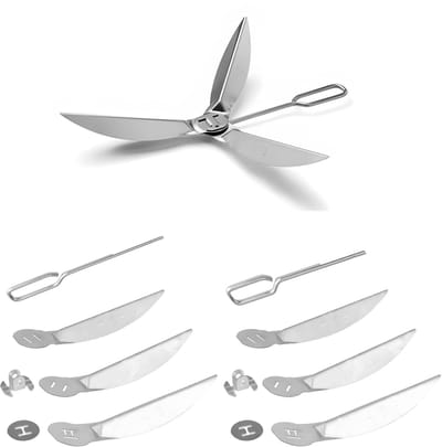 Allecto - One-Touch reinigingssysteemkit - Kogelgrill reserveonderdelen - Hoogwaardig metaal - Zilver - Houtskoolgrill reiniging - Voor Weber grill...