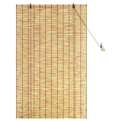 vidaXL - Rolgordijn - Naturel - 100 - x - 160 - cm - Riet