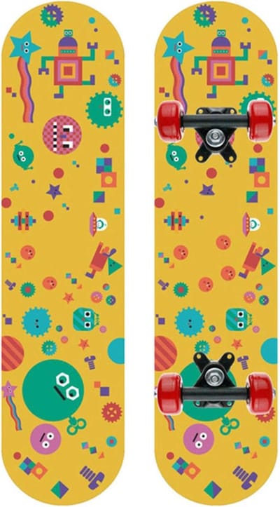 Skateboard - Truc board - Beginner trucs leren - 7 lagen esdoorn - 60x15cm - G
