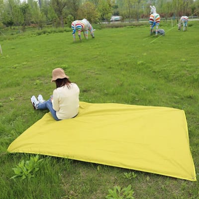 Tente Latérale de Voiture Auvent Imperméable Extérieur Pare-soleil Tapis en Tissu Anti-humidité Extérieur Tapis de Tente Tissu Pare-soleil Tissu de Pare-brise 220×300cm