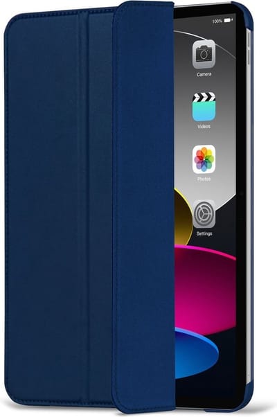DECODED Tablet Hoes Geschikt voor iPad 9e, 8e, 7e Generatie (2021/2020/2019 model) - 10.2 inch - Navy/Marine Blauw