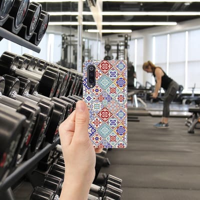 Xiaomi Mi 9 Standcase Tiles Color