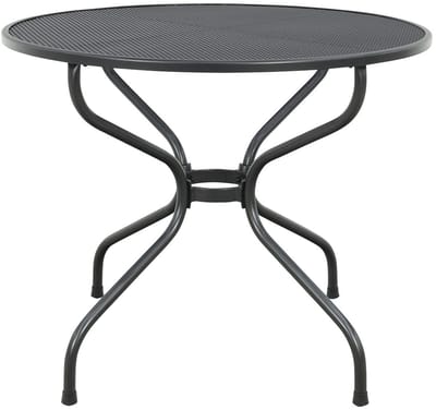 Royal Garden strekmetaal tuintafel rond - Ø90 cm. - Antraciet