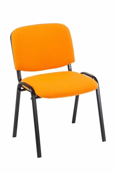 CLP Ken Set van 6 bezoekersstoelen oranje