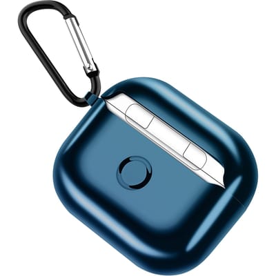 Draadloze Oortelefoonhoes Compatibel voor 3 2021 Galvaniseren TPU Beschermende Oortelefoonhoes