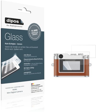 dipos – 2x Matte Pantserfolie geschikt voor Rollei Mini Digital Camera | 9H Screenprotector