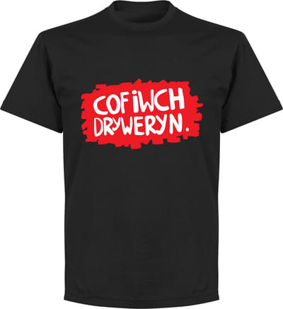 Cofiwch Dryweryn Wall T-Shirt - Zwart - L