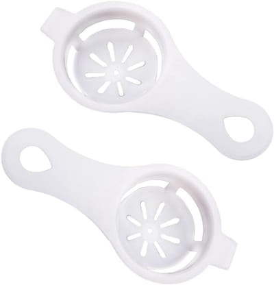 Famanu - Eierscheider set van 2 voor snel en schoon scheiden van eiwit en eigeel