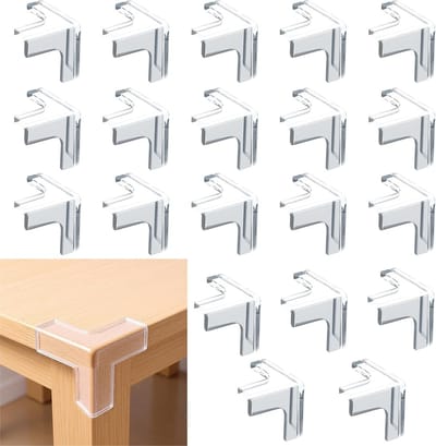 Set van 20 hoekbeschermers voor tafel, kindveilig en met sterke hechting voor optimale bescherming