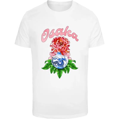Mister Tee - Osaka Heren Tshirt - S - Wit