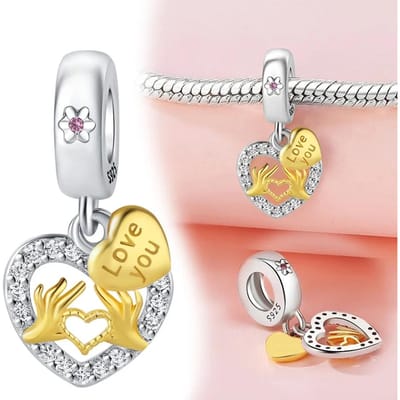 Koper Rood Liefde Goud Kleurig Envelop Post Hanger Geschikt Voor Originele Dames Armband Handgemaakt DIY Fijne Sieraden Item Maken Cadeau Idee