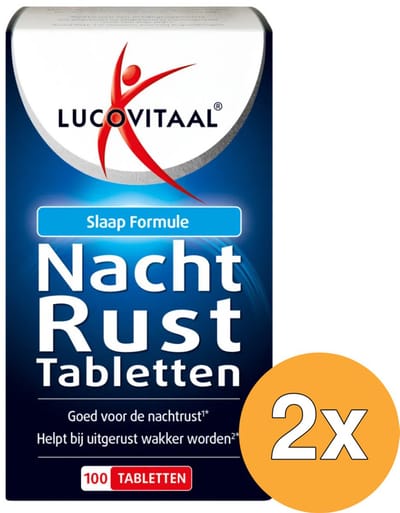 2x Lucovitaal Nachtrust (100 tabletten)