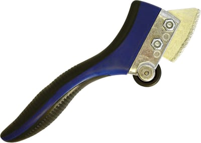 Voegenhark - Tegelgereedschap - Voegen Reinigen - Ergonomisch Handvat - 7 x 3.5 x 26 cm - Blauw