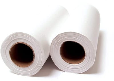 Hoofdsteun Papierrollen - Onderzoekstafel Papier - Hygiënisch Werken - Gladde Kwaliteit - 215 cm x 685 meter - Wit
