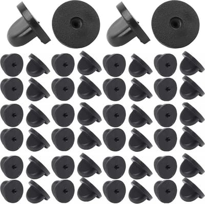 Fako Bijoux - 50 Rubberen Pin Backs - Vlinder Clutch Backings - Pin Cap Keepers - Vervanging Voor Broche Sieraden - 50 Stuks