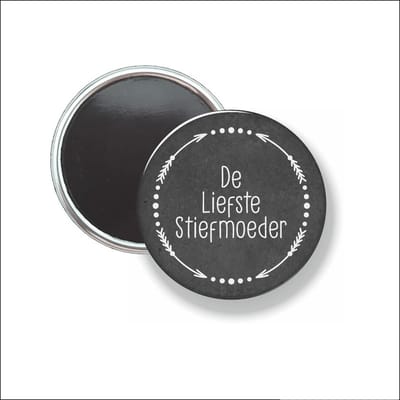 Button Met Magneet 58 MM - De Liefste Stiefmoeder - NIET VOOR KLEDING