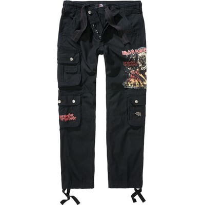 Iron Maiden Pure Slim Trousers Heren Cargobroek - zwart - S