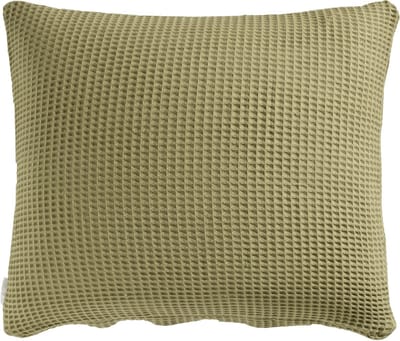 Heckettlane Kussensloop Wafel - Kussenhoes van 60x70 cm - 1 stuk - 100% Katoen - Groen