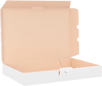Maxibriefdozen - Verzenddozen B4 - Documenten Verzenden - Zonder Tape Sluiting - 35 x 25 x 5 cm - Wit