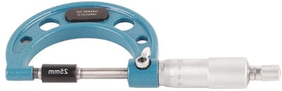 Precisie Micrometer voor Buitengebruik, Meetinstrument met 0.01 mm Nauwkeurigheid en Staal van Hoge Kwaliteit (25-50 mm) - Ideaal voor Technisch Gebruik, Metingen en Hobby's
