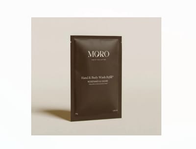 Moro hand wash refill set van 2 rosemary & cedar