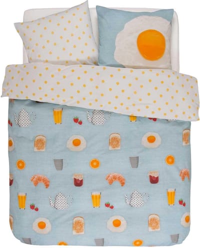 Covers & Co Sunny Side Up - Dekbedovertrek - Tweepersoons - 200x200/220 cm + 2 kussenslopen 60x70 cm - Multi kleur