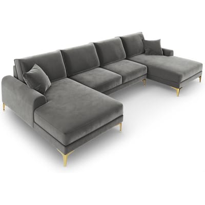 5-zitshoekbank Madara velvet | Mazzini Sofas