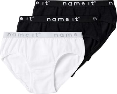Name it meisjes slips - 3-pack - Basic - Katoenen meisjes ondergoed - 92