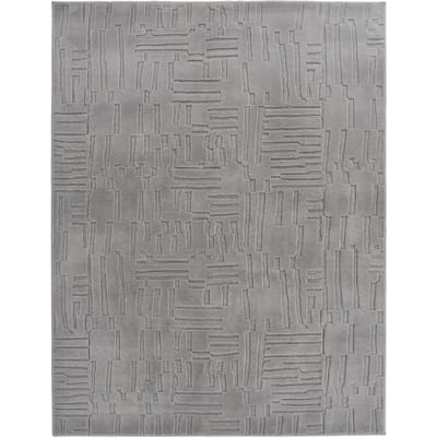 Modern tapijt Tokko grijs  160 cm rond