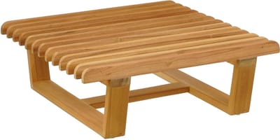Mica Decorations Tuintafel Lennox - 80x80x28 cm - Hout - Hout