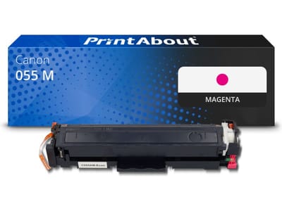 PrintAbout huismerk Toner 055 M Magenta Geschikt voor Canon