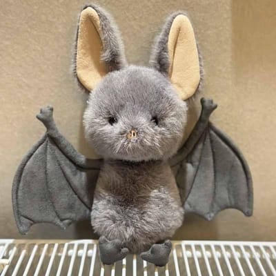 Schattige Vleermuis Afbeelding JC Pluche Pop Zacht Gevoel Kan Verschillende Vormen Veranderen Hanger Auto Leuke Decoratie Creativiteit Halloween Festival Speelgoed Cadeau