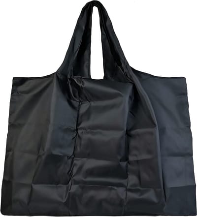 Grote Vouwbare Tas, 50 x 66 cm, Herbruikbare Winkeltas, Lichtgewicht Handtas, Sneldrogend en Scheurvast voor Winkelen, Reizen en Uitjes
